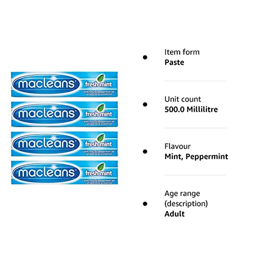 Macleans Toothpaste Freshmint 125ml (pack of 4) - Bargain Genie
