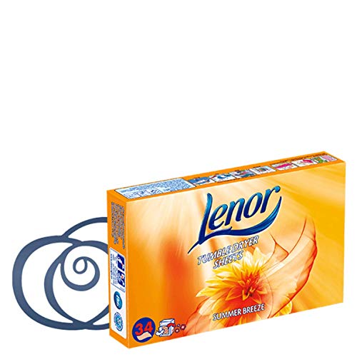 Lenor Fabric Softener Tumble Dryer Sheets 408 Sheets (12 x 34 pack)