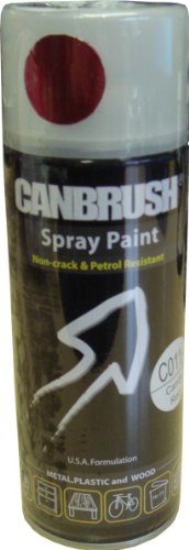 Canbrush Specialist Metal, Plastic and Wood Spray Paint Candy Red C011 400ml