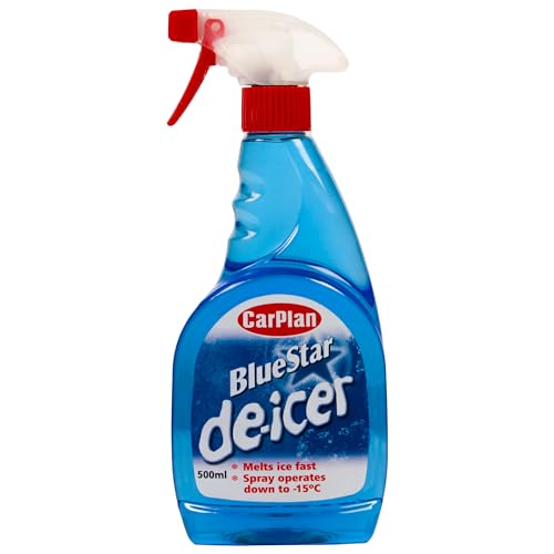 CarPlan TDI501 Blue Star Winter De Icer Trigger Spray 500ml x 2