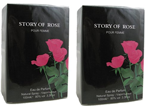 Story of Roses Ladies Eau de Perfume Natural Spray Womens 100ml- 2 PACK - Bargain Genie