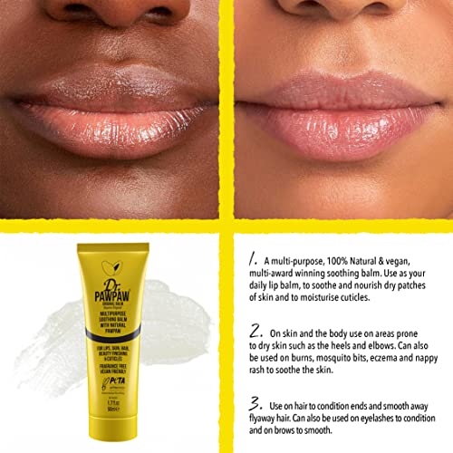 Dr.PAWPAW Original Balm Multipurpose Soothing Balm with Natural Pawpaw 50ml - Bargain Genie