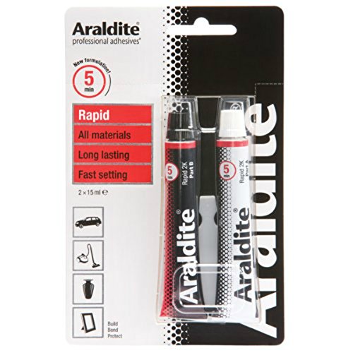 Araldite 15ml Extra Strong Rapid Adhesive in Tube Pack (Set of 2)