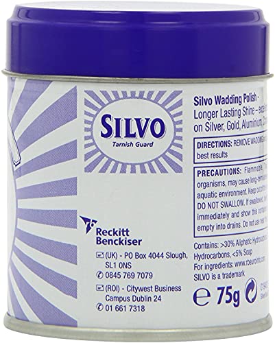 Silvo Metal Polish Wadding, 75g Parent - Bargain Genie
