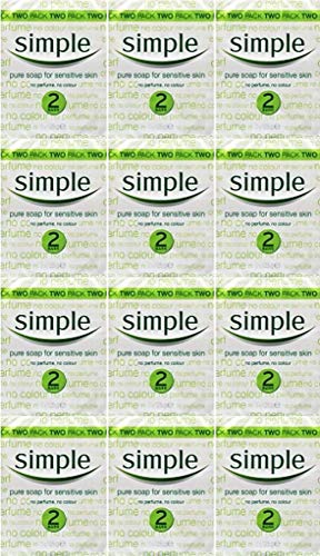 Simple Soap Bar 125g Twin Pack x 12 Packs - Bargain Genie