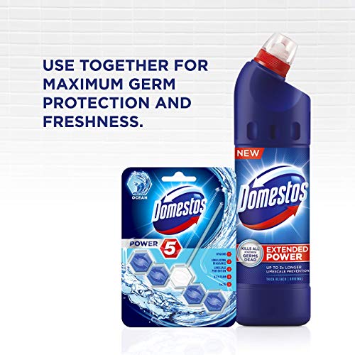 Domestos Original Thick Bleach,750 ml, Pack of 9