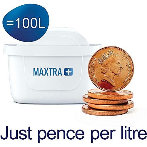 BRITA Filters for Maxtra+ Water Filter Jug, Plastic/Carbon/Resin Bianco - Bargain Genie