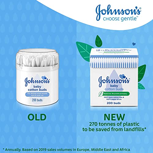 Johnson Cotton Buds, 200 Count - Bargain Genie