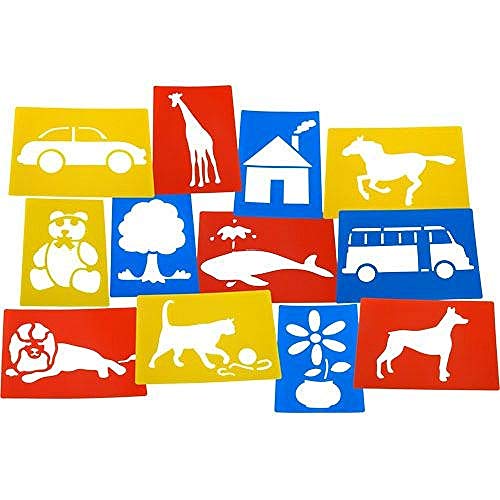 Anthony Peters Giant Assorted Stencils (Set of 12) - Bargain Genie