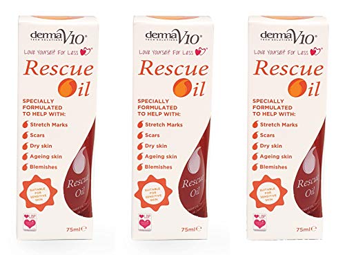 Healthpoint Rescue Oil for Stretch Marks and Dry Ageing Skin, 75 ml, Pack of 3 - Bargain Genie