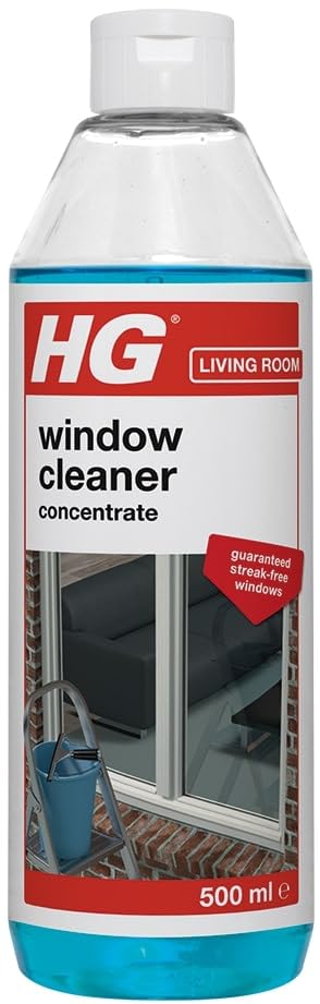 HG window cleaner 500 ml – A super concentrated window cleaner fluid for window cleaning without streaks A window cleaning solution used by professional window cleaners