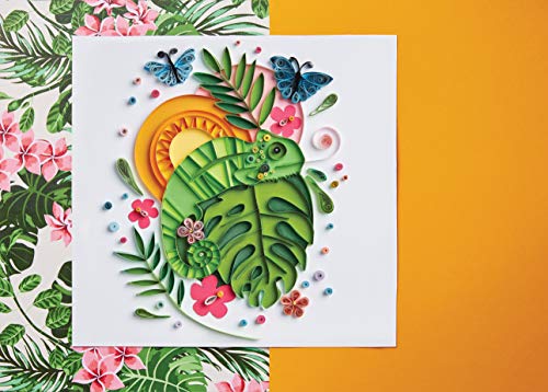 docrafts Qcraft 3mm 100-Piece Deluxe Quilling Paper Strip, Brights - Bargain Genie