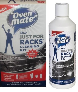 Oven Mate Just for Racks Cleaning Gel Kit - with Gloves, Bags, Sponge & More! - Bargain Genie