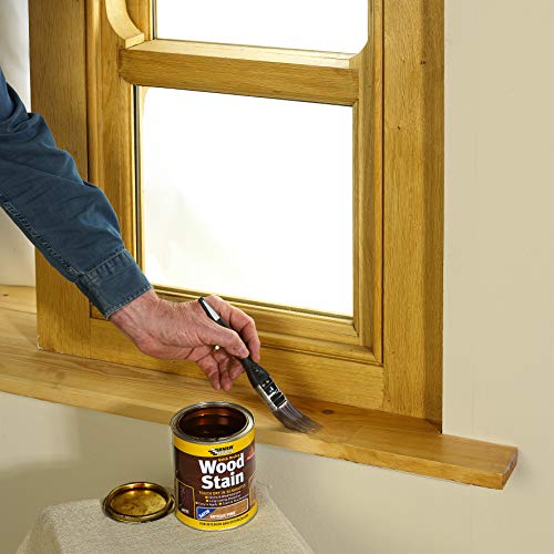 Everbuild EVBWSNO250 250 ml Quick Dry Wood Stain - Satin Natural Oak_P - Bargain Genie