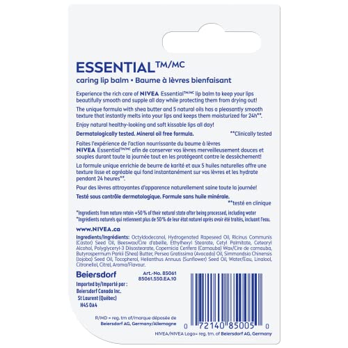 Nivea Lip Care Essential 4.8g - Bargain Genie