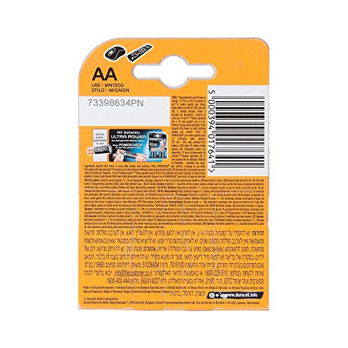Blister 4 Pieces Aa Batteries Duracell - Bargain Genie
