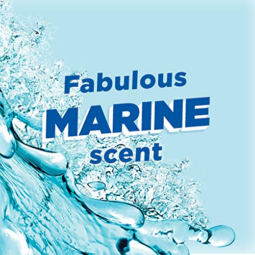 Duck Toilet Fresh Disc, Toilet Cleaner Starter Pack, Holder & 6 Discs, Marine, Pack of 5 - Bargain Genie