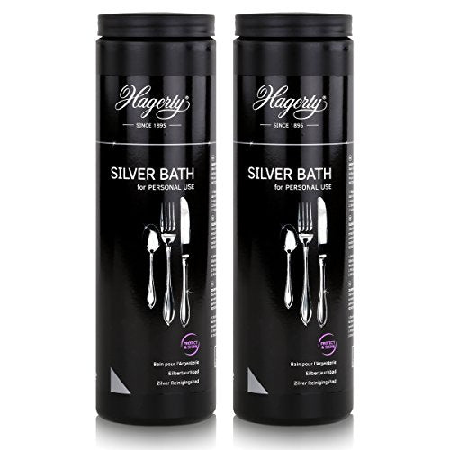 Hagerty Silver Bath - Silver Dip Bath for Radiant Shine 580 ml (Pack of 2) - Bargain Genie