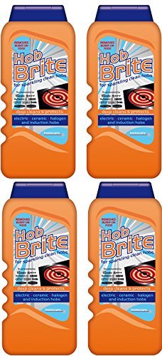 4 x Homecare Hob Brite Hob Cleaner Removes Burnt On Food 300ml - Bargain Genie
