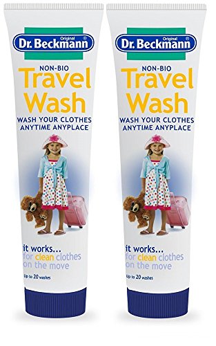 2x Dr. Beckmann Non-Bio Travel Wash 100ml - Bargain Genie