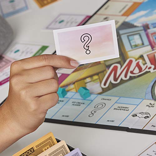 Hasbro Ms. Monopoly Board Game; First Game Where Women Make More Than Men; Features Inventions by Women; Game for Families and Kids Ages 8 and Up - Bargain Genie