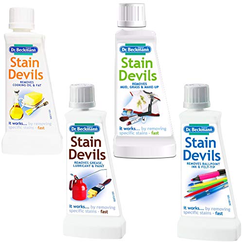 Dr Beckmann Stain Devils Cleaning Kit, 4 x 50ml - Bargain Genie