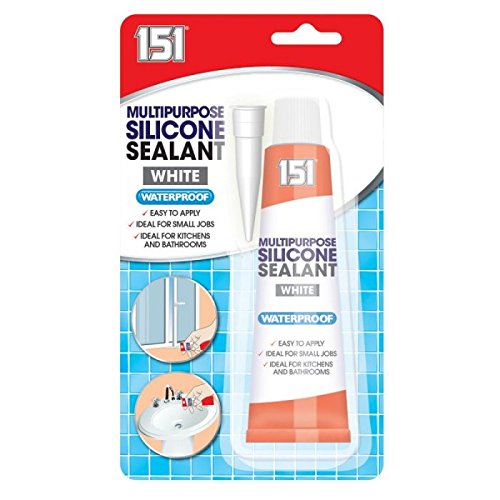 2 Multipurpose Silicone Sealant White 2 x 70g