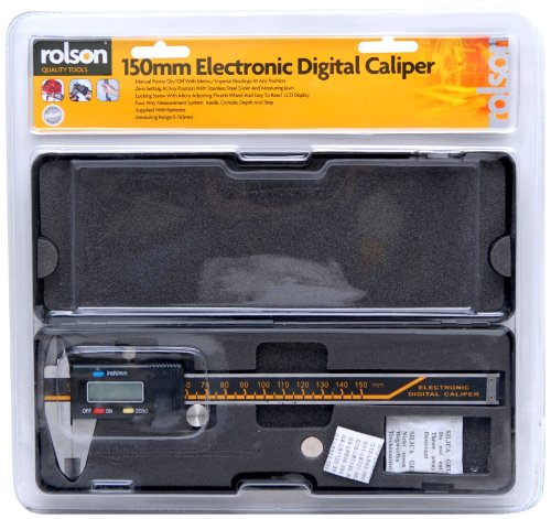 Rolson 50939 150 mm Digital Vernier Caliper - Bargain Genie