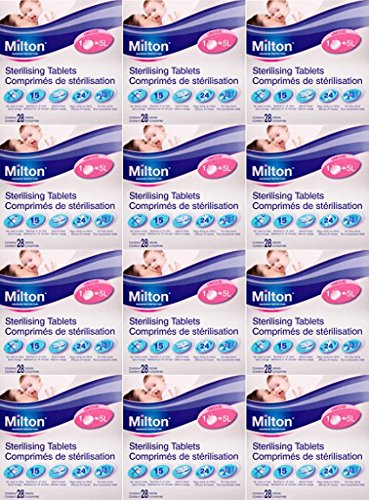 Milton Steralising Tablets 28 Tablets x 12 Packs - Bargain Genie