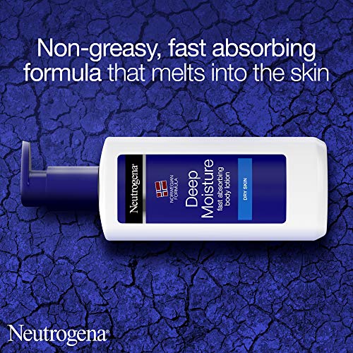 Neutrogena Deep Moisture Fast Absorbing Body Lotion 250 ml 24 Hour Moisturisation
