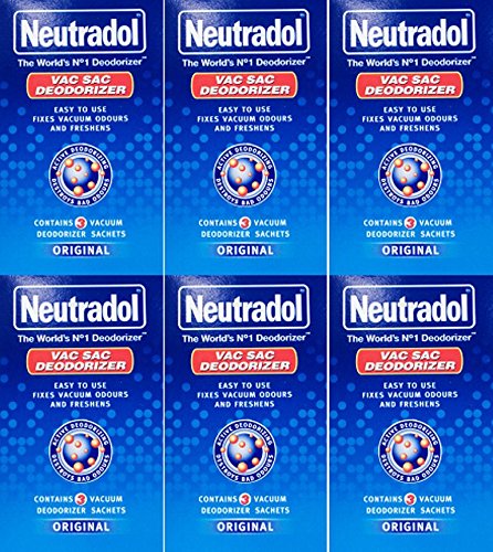 Discount Seller SIX PACKS of Neutradol Vac Sac Original 3 Sachets - Bargain Genie