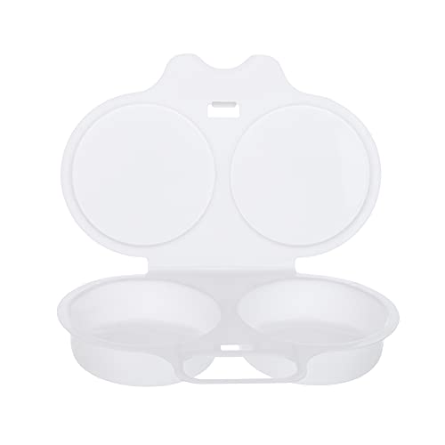 MICROWAVE IT 2 Egg Poacher PP346, White