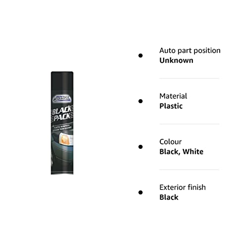 CAR PRIDE BLACK PLASTIC BUMPER AND TRIM RESTORER SPRAY