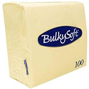 Paper Serviettes Soft Napkins 40x40cm 2PLY BulkySoft Solid Colours Choose Colours
