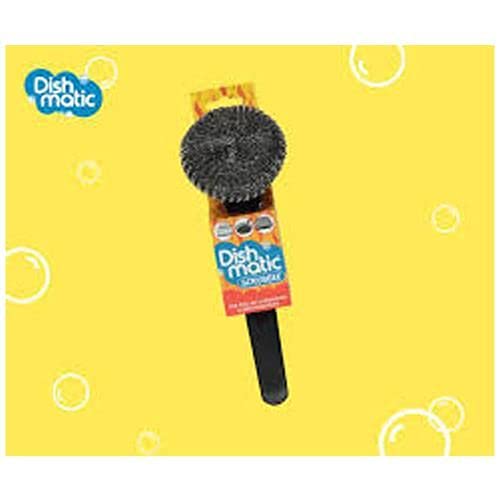 Dishmatic Cleaning Brush Bundle, 1 x Washing Up Brush + 1 x Dish Brush + 1 x Scrubbee