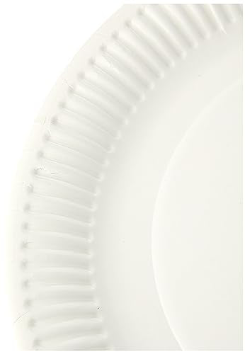 Paper Plates 23cm - Pack of 100 9inch Paper Plates, Disposable Plates, Party Plates