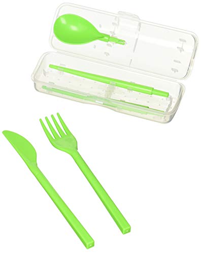 Sistema to Go Collection 4 Piece Cutlery Set, Assorted Colors