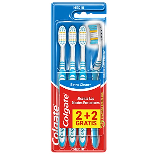 Colgate Extra Clean - Toothbrushes - Medium-Sized, 4 units parent