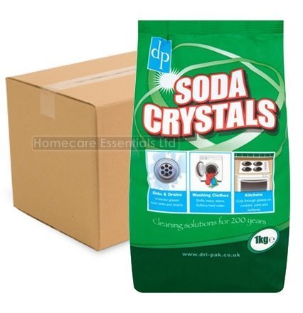 Case of 6 x Dri-Pak Soda Crystals 1 kg by Dri Pak