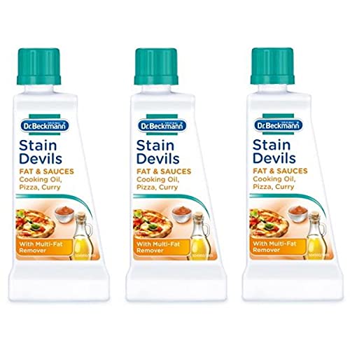 Stain Devils (THREE PACKS) Dr Beckmann Cooking Oil, Pizza & Curry 50ml