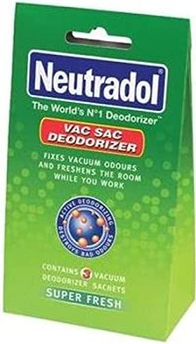 Neutradol Vac Deodorizer Super Fresh (Pack of 3 Satchets)