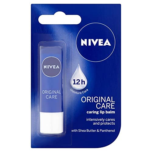 NIVEA Original Care Caring Lip Balm, 4.8 g