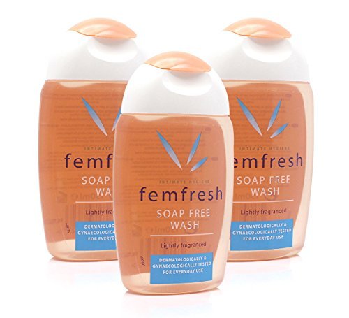 3x Femfresh Daily Intimate Hygiene Wash Soap Free 150ml Lightly Fragranced by Femfresh