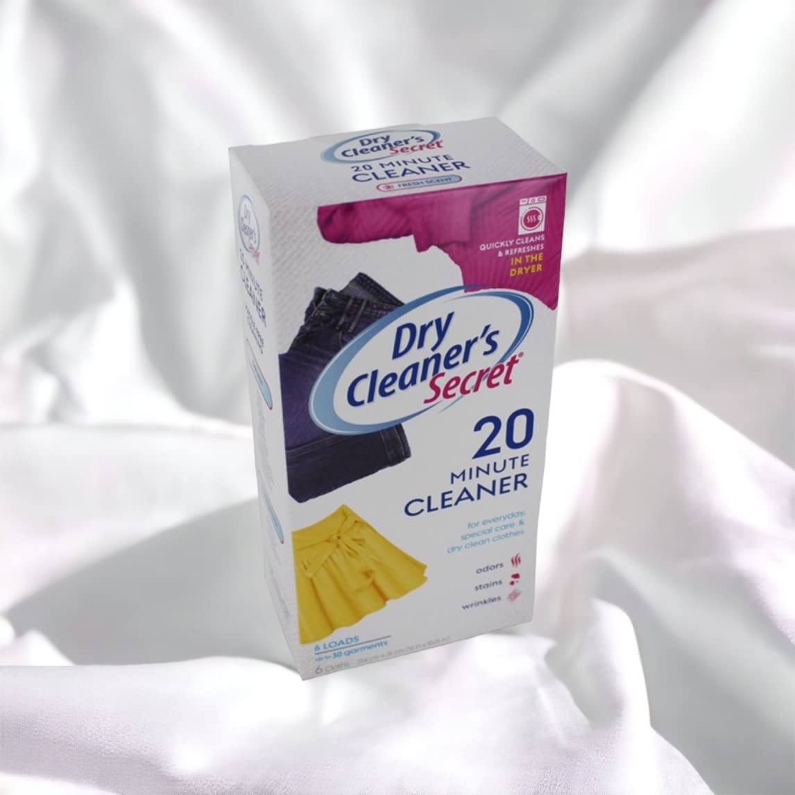 Quailitas Dry Care Cleaner [For 6 Cloths] – Home Dry Cleaning Sponge, Dry Time 20 Min, Special Care, Fragrance-Free Dry Cleaning Wipes for Jacket, Bag, Fabric – Laundry & Cleaning