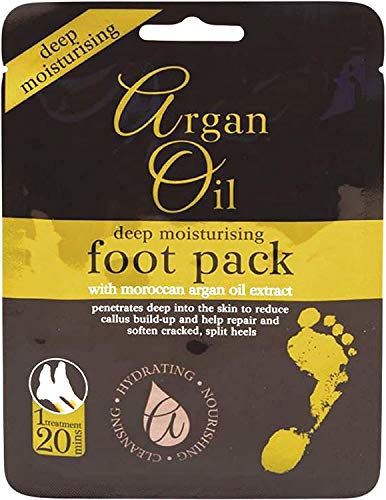 Multi Pack Deep Moisturising Foot Pack with Morrocan Argan Oil Extract - 3 Packs.