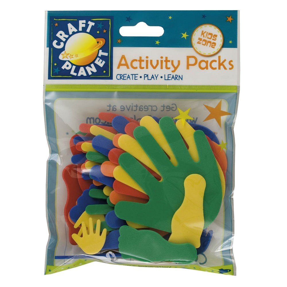 Craft Planet CPT 4141106 Foam Shapes, Multi