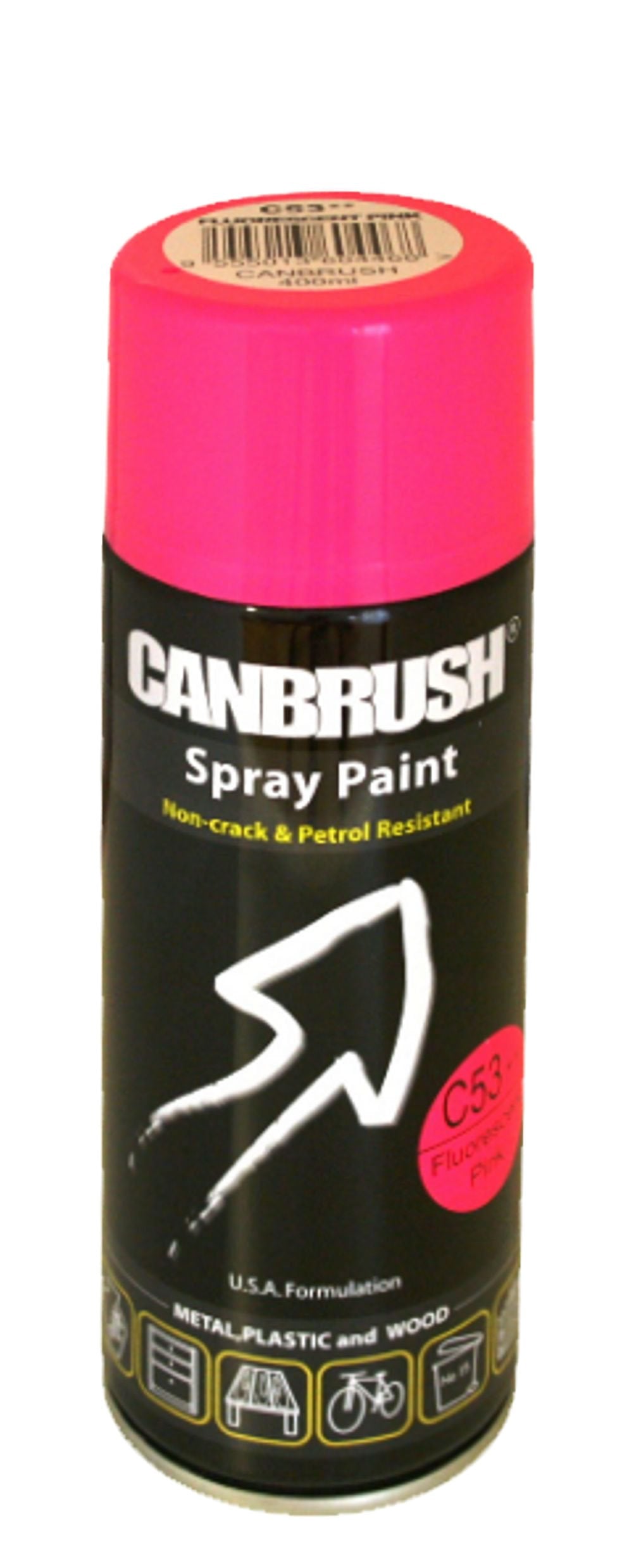 Canbrush 400ml Fluorescent Pink Paint C53 DGN