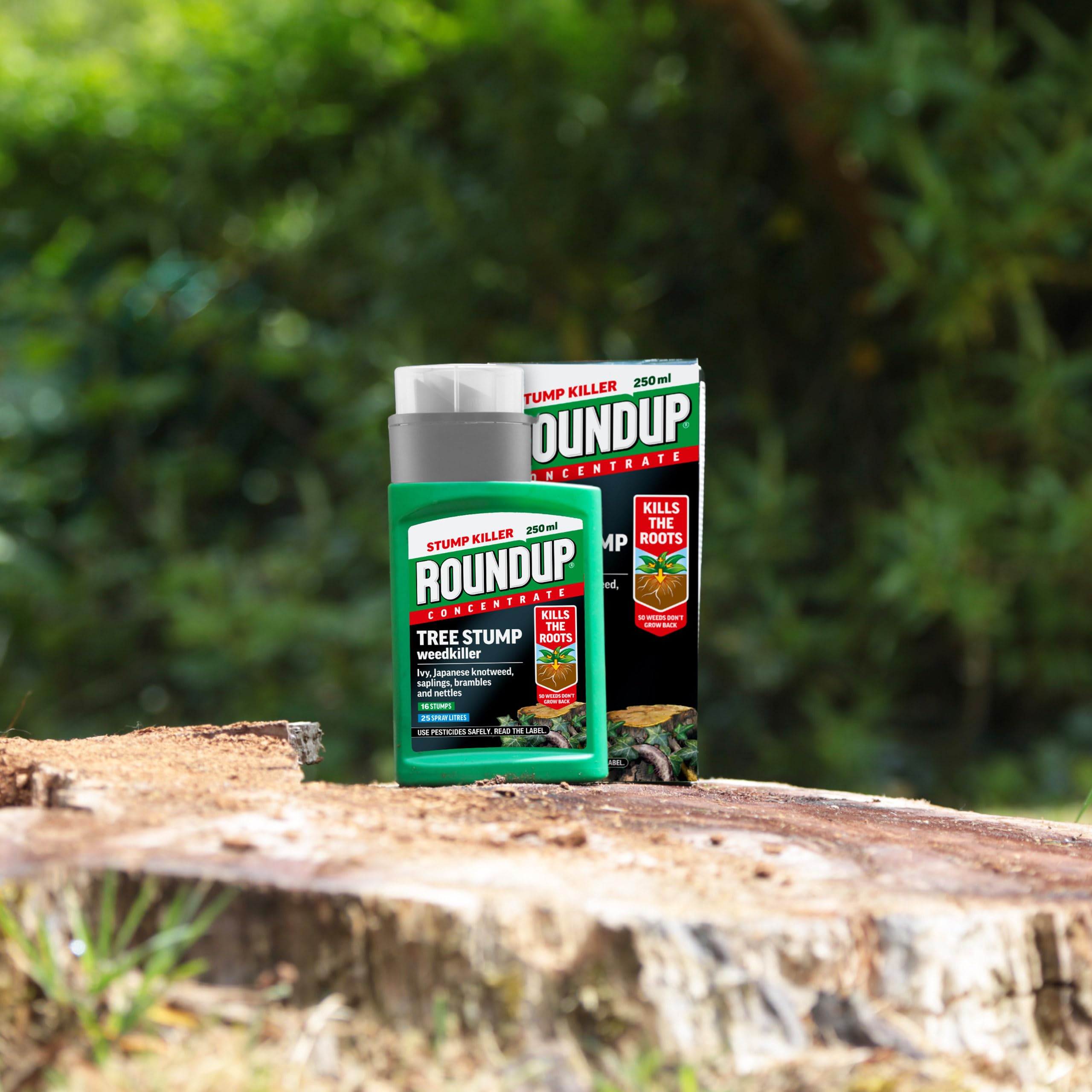 Roundup Tree Stump Weedkiller, Super Concentrate 250 ml