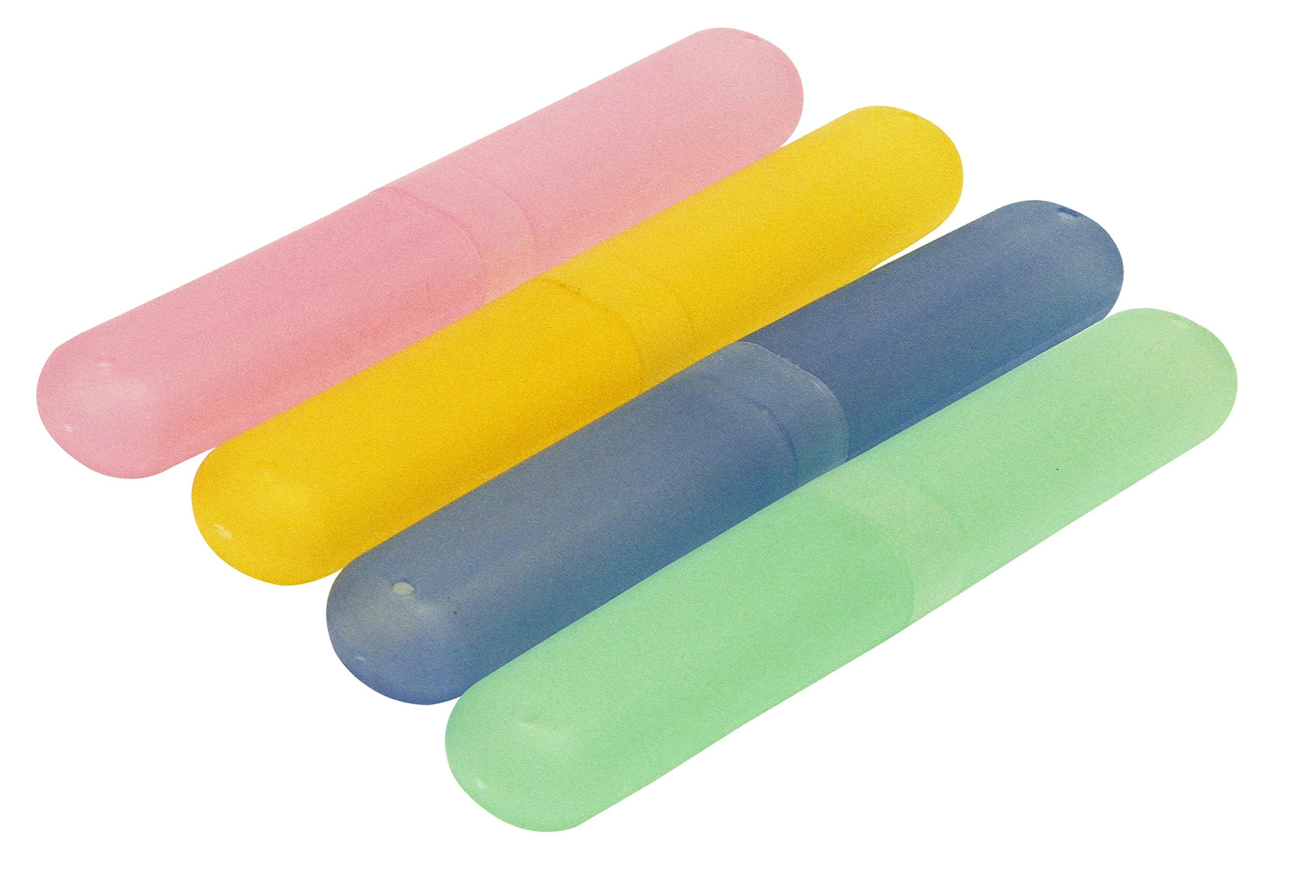 Rolson 4pc Toothbrush Holder Beauty Case, 22 cm, Multicolour
