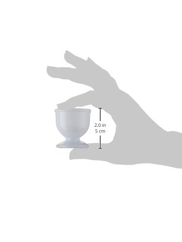 Chef Aid Plastic Egg Cup Set, White - Bargain Genie